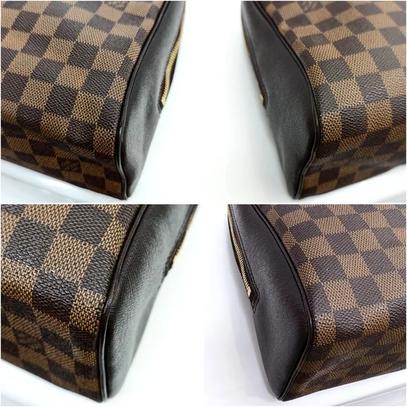 ✨️💎AUTHENTIC LOUIS VUITTON BRERA DAMIER EBENE HANDBAG - Picture 6 of 16